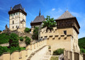 Vue du château de Karlštejn, République tchèque