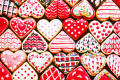 Biscuits en forme de cœur pour la Saint-Valentin