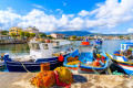 Bateaux de pêche traditionnels sur l’île de Samos