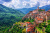 Vue de la commune d’Apricale, Ligurie, Italie