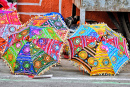 Parapluies traditionnels en Inde