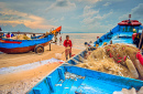 Pêcheurs à Vung Tau, Vietnam