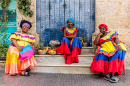 Palenquera Women à Cartagena, Colombie