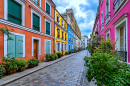 Rue Crémieux à Paris, France