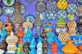 Souvenirs en céramique faits à la main en Tunisie