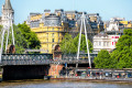 Pont piétonnier Hungerford, Londres, Royaume-Uni