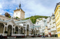 Colonnade du marché, Karlovy Vary, République tchèque