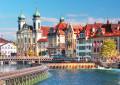 Vue sur le centre-ville de Lucerne, Suisse