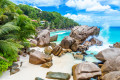 Plage tropicale Anse Patates, Seychelles