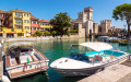Château Scaliger à Sirmione sur le lac de Garde, Italie