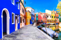 Maisons colorées de l’île de Burano, Venise, Italie