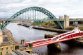 Le célèbre pont de la Tyne, Newcastle upon Tyne, Royaume-Uni