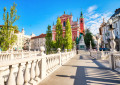 Triple pont, centre-ville de Ljubljana, Slovénie