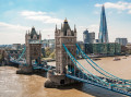 Vue du Tower Bridge et de la Tamise, Londres, Royaume-Uni