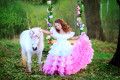 Petite fille et licorne