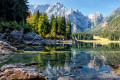 Le lac de la Fusine
