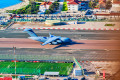 Avion de la RAF à l’aéroport international de Gibraltar