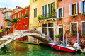 Canal panoramique à Venise, Italie