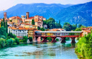 Pittoresque Bassano del Grappa, Italie