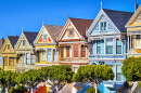Famous Painted Ladies, San Francisco, CA, États-Unis