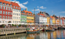 Célèbre Nyhavn à Copenhague, Danemark