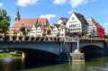 La rivière Neckar à Tübingen, en Allemagne