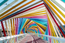 Pont arc-en-ciel à Qingdao, Chine