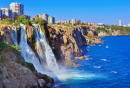 Cascade de Duden à Antalya, Turquie