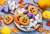 Biscuits maison multicolores d’Halloween