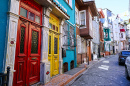 Quartier coloré de Balat à Istanbul, Turquie