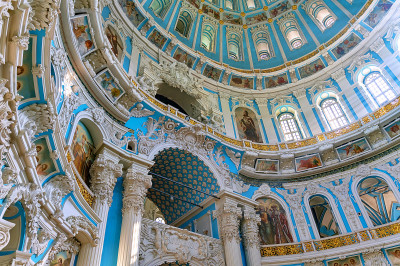 L’intérieur du monastère de la Nouvelle Jérusalem