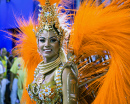 Belle danseuse de samba à Rio de Janeiro, Brésil