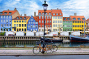 Quartier de Nyhavn à Copenhague, Danemark