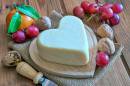 Fromage en forme de cœur pour la Saint-Valentin