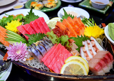 Ensemble sushi et sashimi