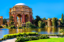 Palace of Fine Arts à San Francisco, CA, États-Unis
