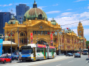 Tramway ferroviaire à Melbourne, Australie