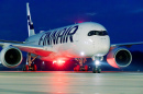 Finnair Airbus A350-900 à Riga, Lettonie