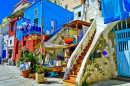 Maisons colorées au port de Corricella, Procida