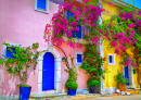 Rue à Céphalonie, Grèce