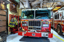 Caserne de pompiers de Manhattan, New York, États-Unis