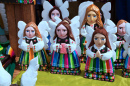 Figurines folkloriques traditionnelles, Lowicz, Pologne