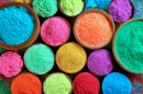 Colorants en poudre pour le festival de Holi