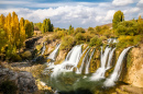 Cascade de Muradiye, Anatolie orientale, Turquie