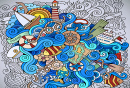 Gribouillis marins