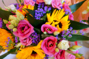 Bouquet coloré de fleurs fraîches