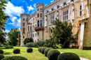 Célèbre château tchèque Hluboka nad Vltavou