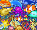 Dessins animés Créatures sous-marines