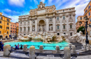 Fontaine de Trevi à Rome, Italie