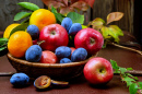 Nature morte de fruits magnifiques